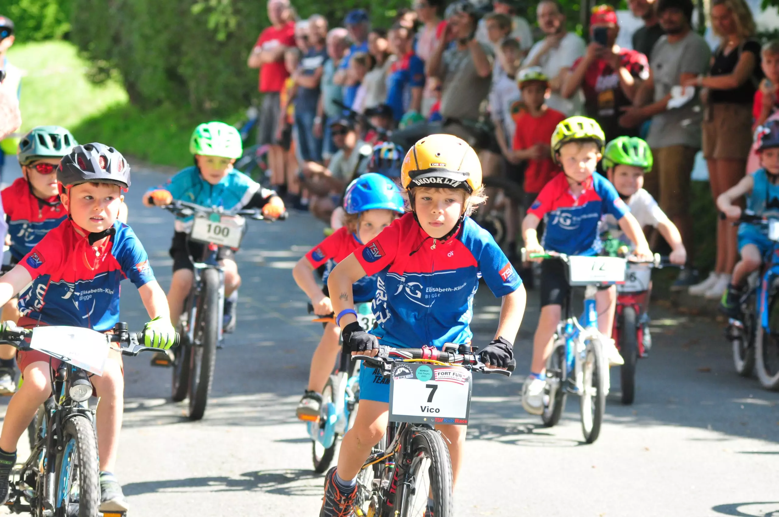 Das 2. TSV Kids-Race am 20. August 2023 in Helmeringhausen. Foto: bigge-online