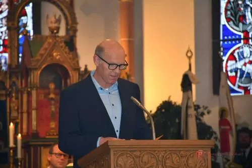 Volker Müller sprach die Begrüßungsworte für die Gremien des Pastoralverbunds.