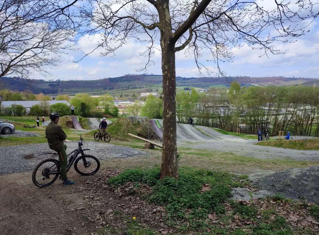 Der Bikepark in Bigge kurz nach der Eröffnung im April 2024. Foto: bigge-online
