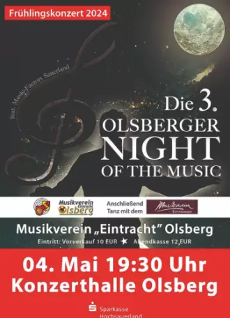 Olsberger Night of the Music am 4. Mai 2024